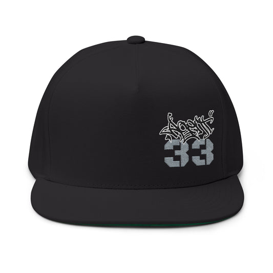 Flat Bill Cap (Embroidery)