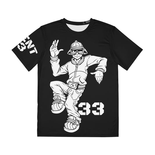 Street Dancer Graphic Tee — 'Agent 33' Urban Breakdance T-Shirt