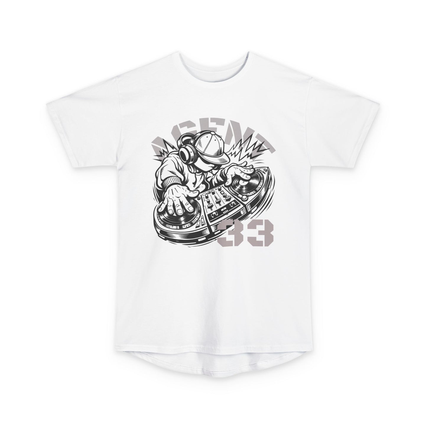Agent33 DJ Unisex Long Body Urban Tee