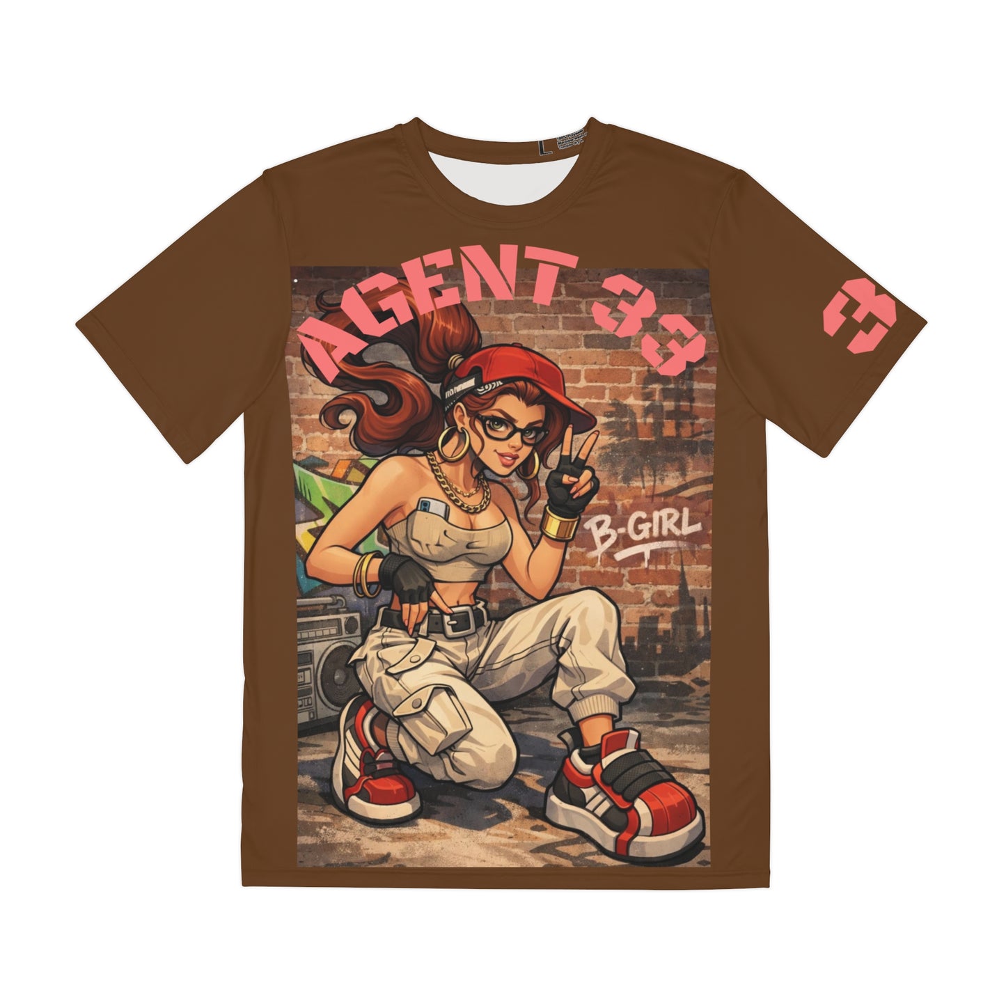 Agent33 B-Girl Men's Polyester Tee