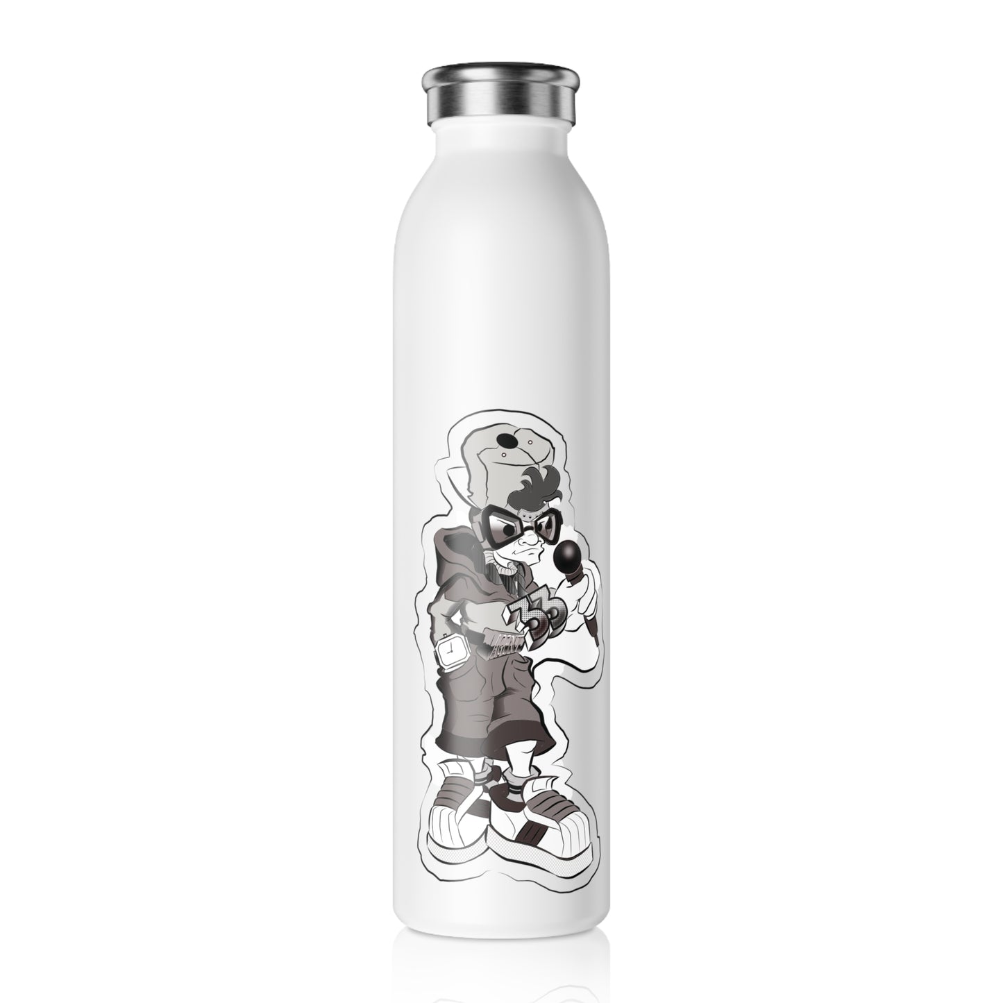 Agent33 MC RoyBoy Thirst Quencher Slim Water Bottle — Durable Sports Hydration Bottle
